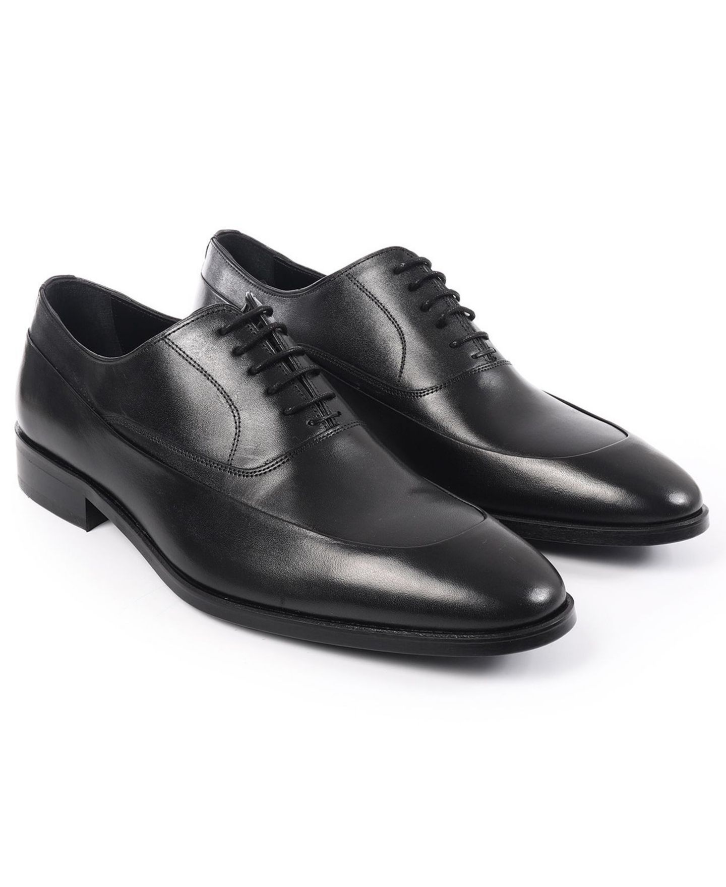 Обувь VELLAPAIS Men's Ballard Oxford Lace-Up Dress Shoes, цвет: Чёрный — фото 6