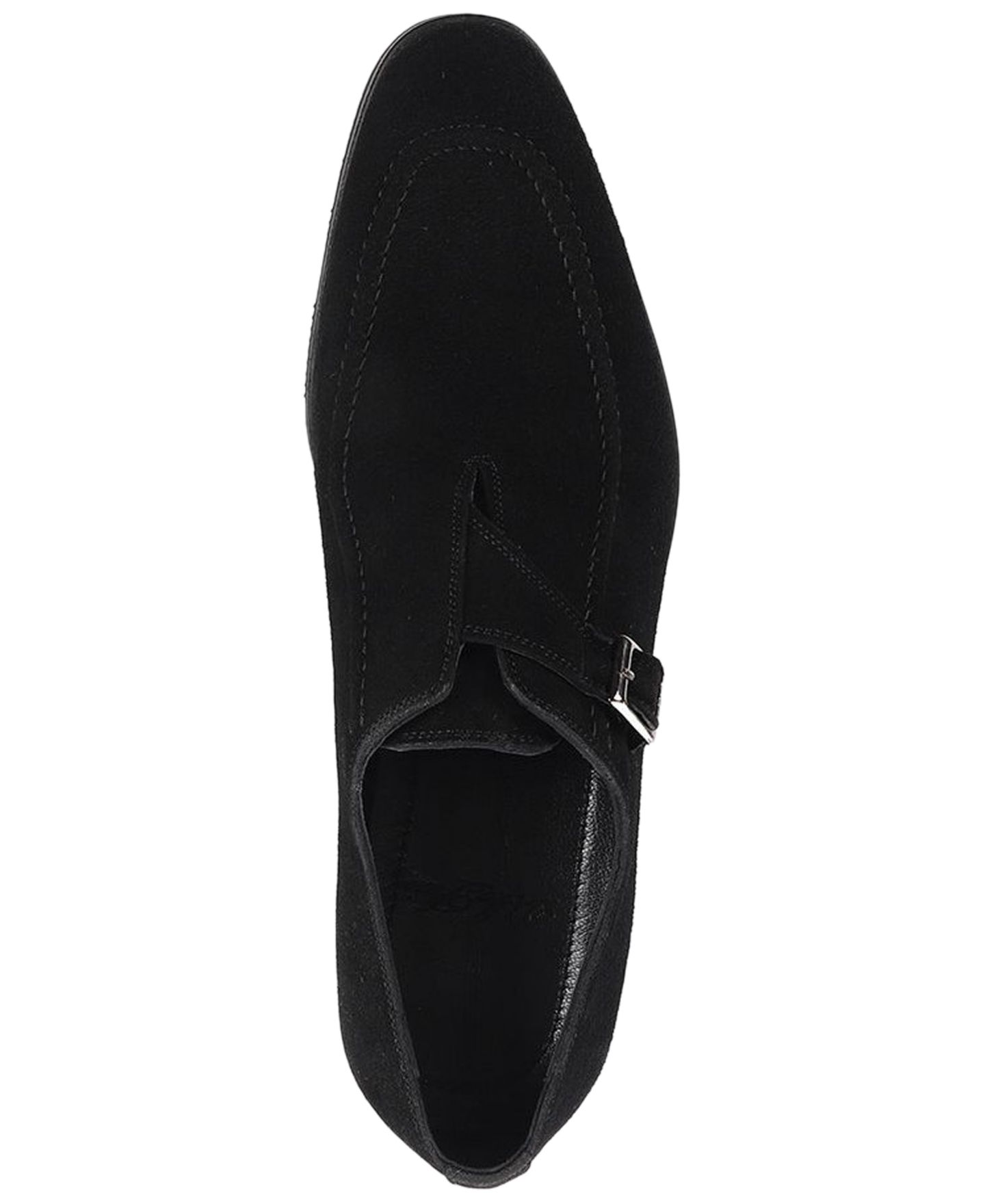 Мужские туфли VELLAPAIS Monk Strap Slip-On Dress Shoes, цвет: Чёрный — фото 4