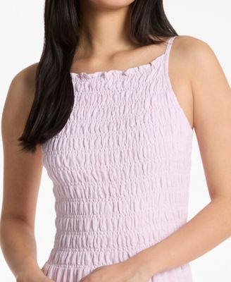 Women's Sleeveless Round Neck A-Line Dress