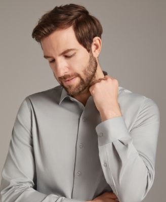 Men's Sateen Slim-Fit Dress Shirt