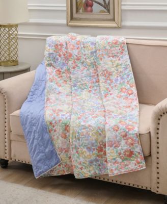 Alice Reversible Cotton Blend Throw, 50" x 60"