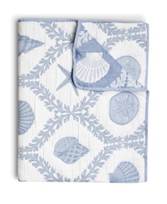 Laguna Reversible Jacquard Woven Matelass&eacute; Throw, 50" x 60"