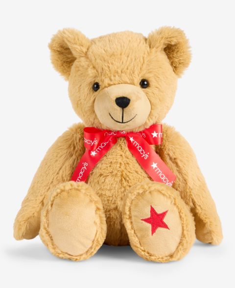 Детская мягкая игрушка Macy's 11" Plush Bear with Star