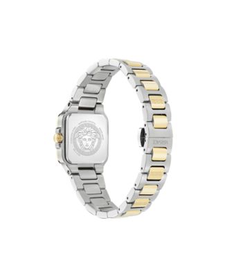 Women's Greca Edge Two Tone Bracelet Watch, 30x30mm