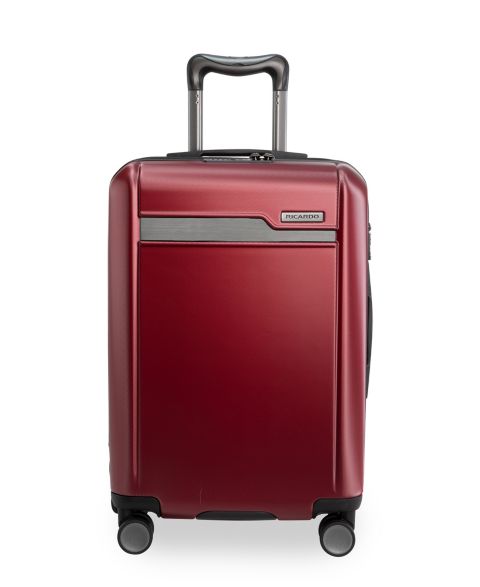 Чемодан Ricardo Palm Springs Collection Carry-On Spinner, цвет: Малиновый красный