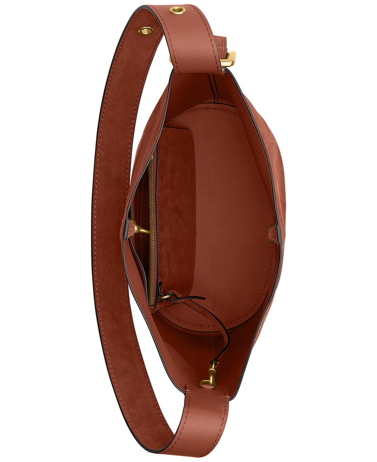 Coach Bleecker Medium Suede Bucket Bag