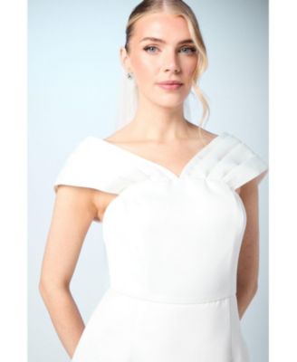 Women's Bardot Bridal Mini Dress