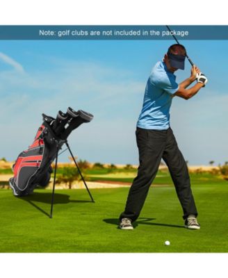 Lightweight Golf Stand Cart Bag with Shoulder Strap, Portable Carry Design