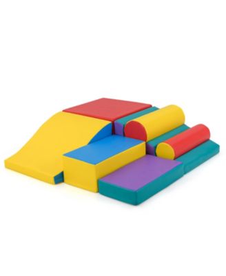 Toddlers 7-Piece Foam Climbing Blocks Soft Play Set for Crawl & Climb