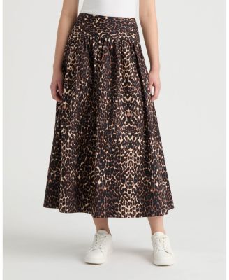 NVLT Women's Maxi Skirt With Yoke