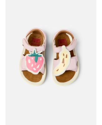 Toddler Bicho Twins First Walker Leather T-Strap Sandals