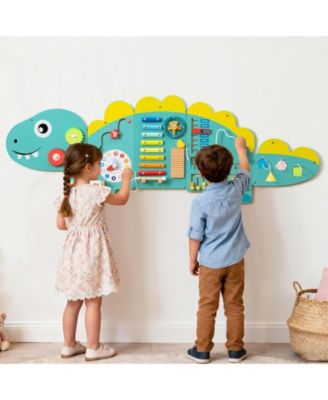 11-in-1 Dinosaur Activity Wall Busy Board Panels