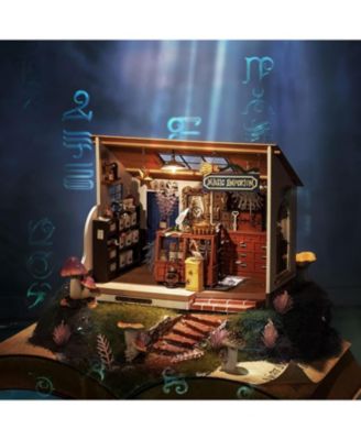 DIY Miniature Dollhouse Kit Tiny House DIY Kit 1:20 Miniature House Miniature Hobbies for Christmas Decorations Gifts Book Nook Kits