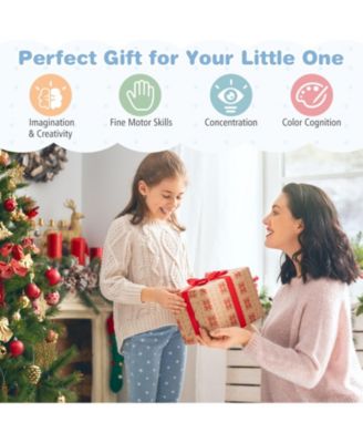 64-Piece Toddler Building Blocks Educational Toy Set