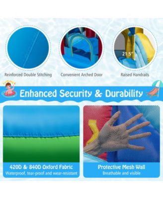 Inflatable Wet/Dry Combo Bounce House Water Park
