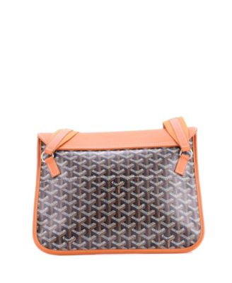 Coursier Messenger Bag Coated Canvas and Leather