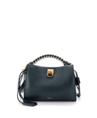 Small Iris Shoulder Bag Leather with Braided Detail