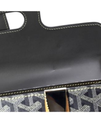 MM Saigon Top Handle Bag Coated Canvas with Leather