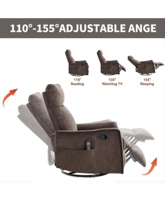 Rocker and Swivel in Fabric