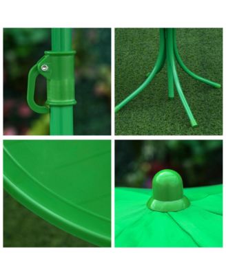 Folding Kids Table and Chair Set for Garden, Backyard,