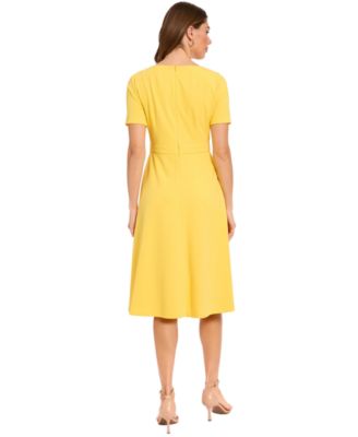 Petite Side-Tie Fit & Flare Dress