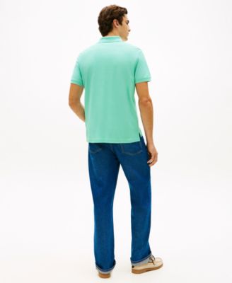 Men's Short-Sleeve Script Logo Polo Shirt