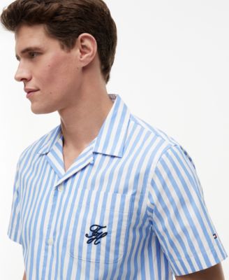 Men's Papertouch Striped Short-Sleeve Shirt