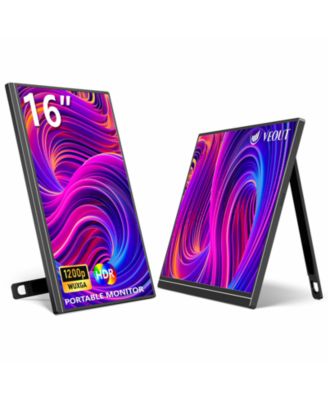 LTMATE 16" Portable 1920×1200P IPS Monitor, USB-C & HDMI, 0.3" Ultra-Slim, with Kickstand for Travel & Office