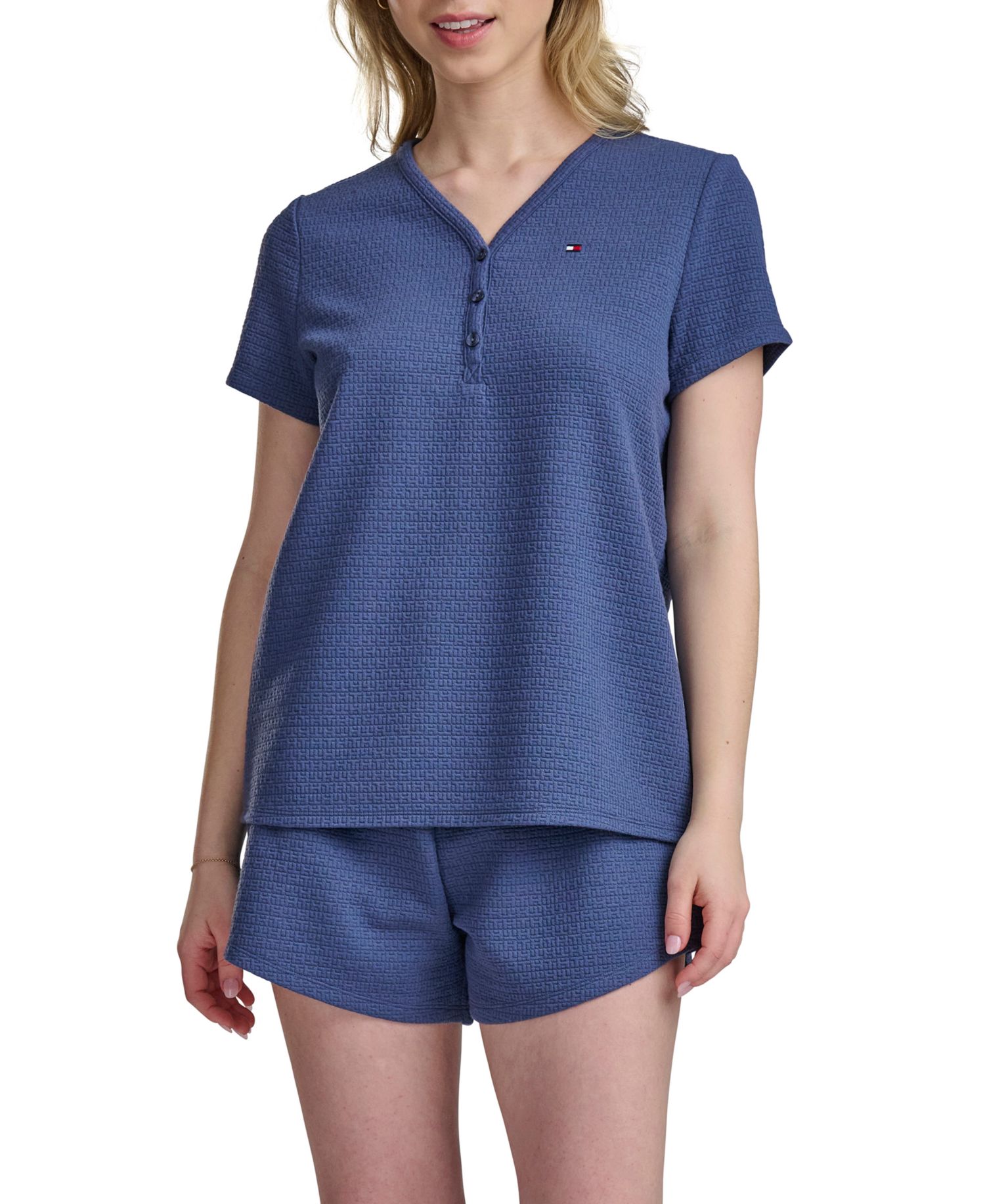 Women's 2-Piece Henley and Boxer-Set