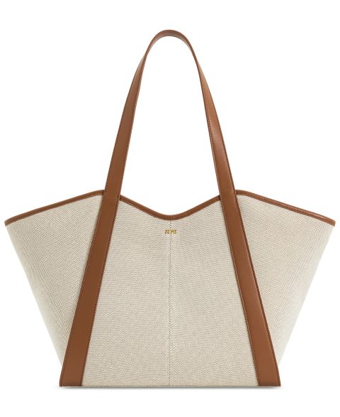 Женская сумка JW PEI Kiana Large Capacity Canvas, цвет: Коричневый холщовый