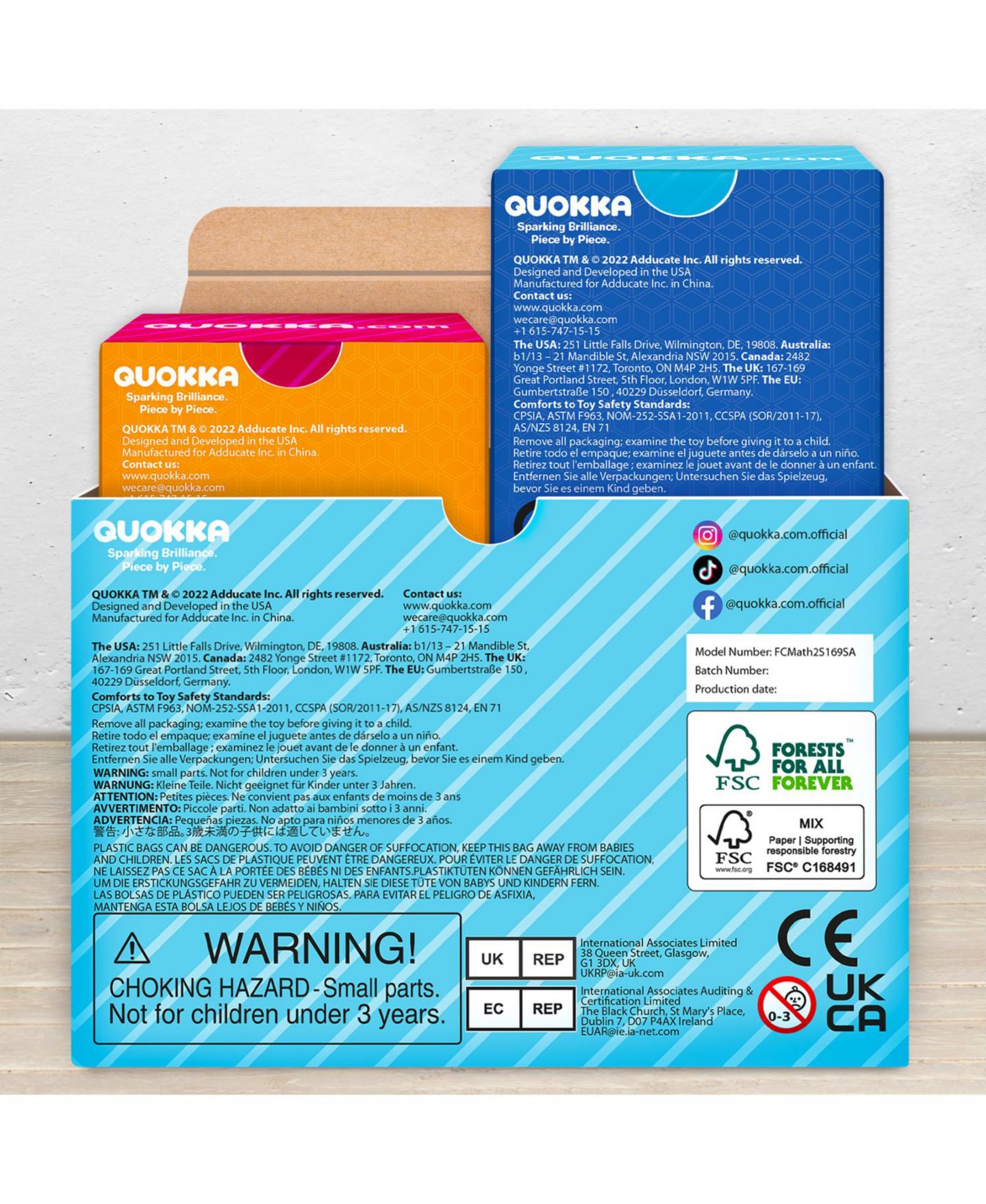 Детские игрушки Quokka Flash Cards Grades 1-3 Math 338-Piece Set, Ages 4+, цвет: 338 Add & Substract — фото 8