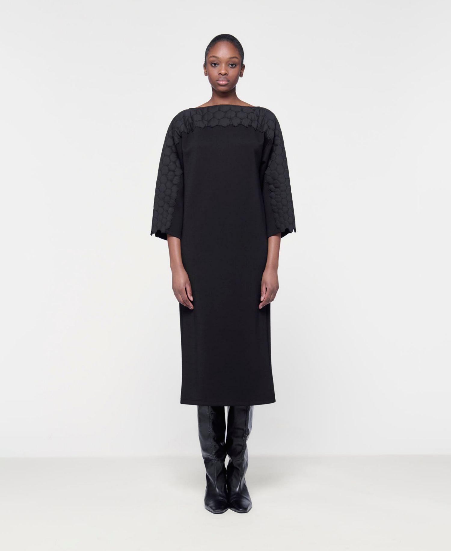 Women's Quilted Embroidered Dress