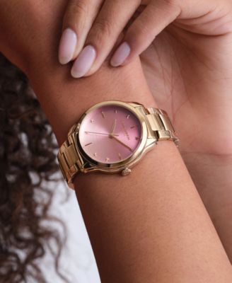 Women's Colourwave Rose Gold Tone Stainless Steel Bracelet Watch, 36mm