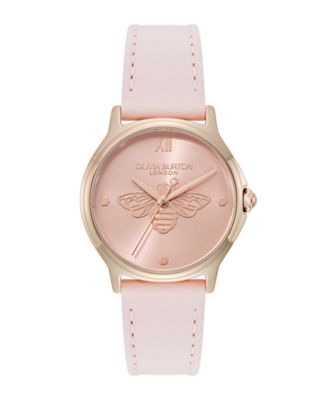 Women's OB Classic Bee Primrose Leather Strap Watch, 29.8mm
