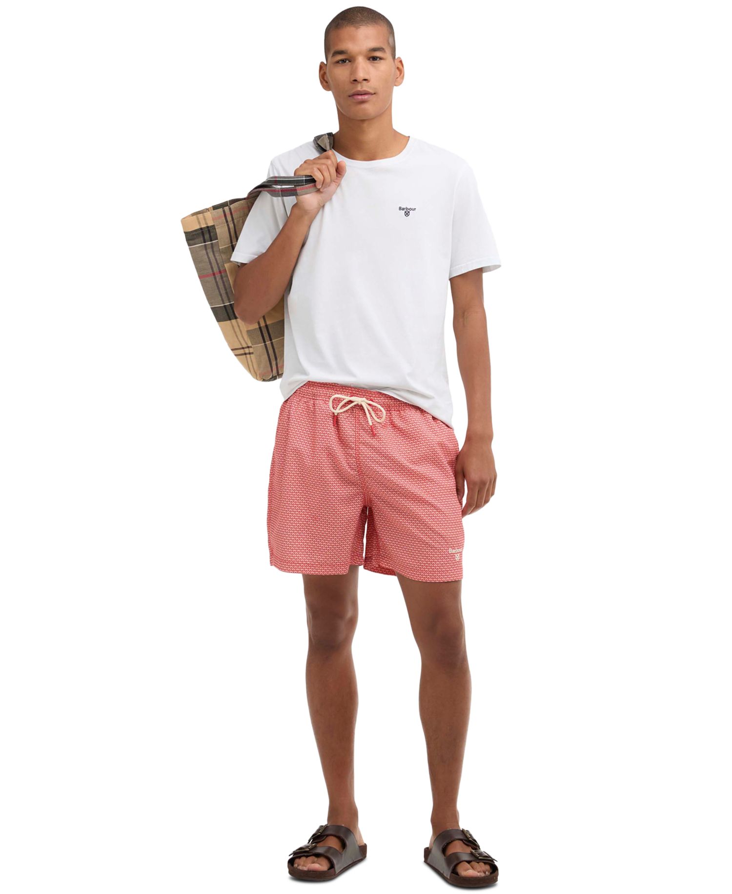 Men's Shell Print Swim Shorts