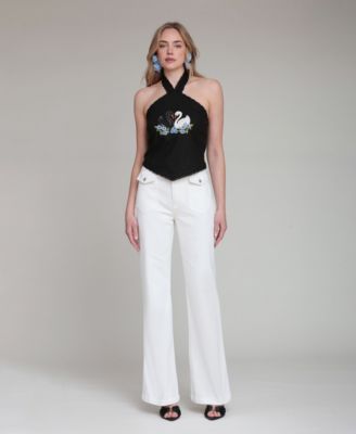 Women's Halter Tie-Neck Top