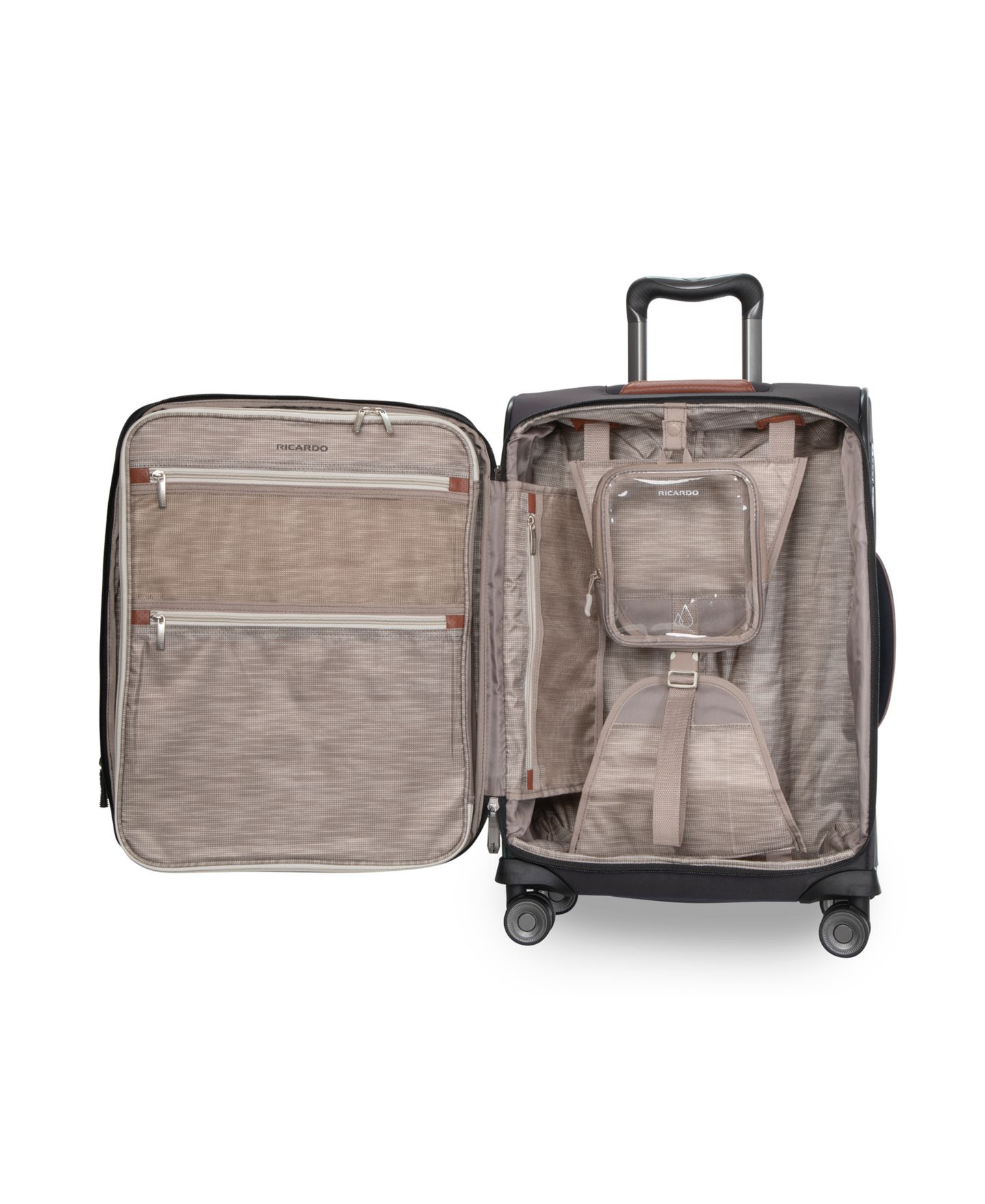 Чемодан Ricardo Montecito 3.0 Small Carry-On Spinner Suitcase, цвет: Серый — фото 5