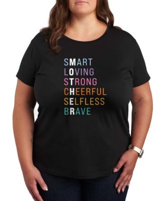 Plus Size Instant Message Mother Anagram Short-Sleeve Graphic T-Shirt