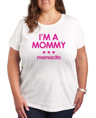Plus Size Instant Message Mommy Mamacita Short-Sleeve Graphic T-Shirt
