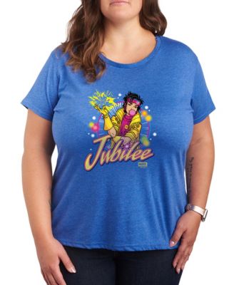 Plus Size X-Men Jubilee Logo Short-Sleeve Graphic T-Shirt
