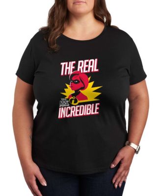 Plus Size The Incredible The Real Mrs Incredible Short-Sleeve Graphic T-Shirt