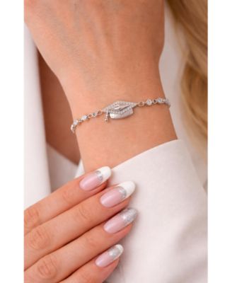 Limitless Graduation Cap Adjustable Pave Bracelet