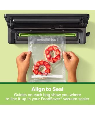 Quart Pre-Cut Vacuum Sealing Storage Bags, 43-Count, Pack of 2