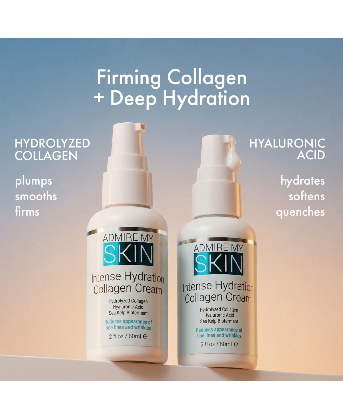 Admire My Skin Intense Hydration Collagen Cream for Anti Aging Anti Wrinkle Cream