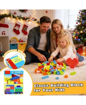 150-Piece Toddler Building Blocks STEM Learning Set, Ages 3
