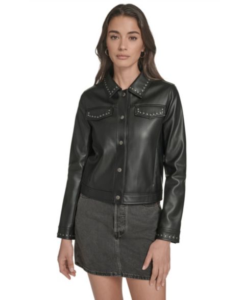 Женские куртки Levi's Women's Laydown Collar Studded Jacket