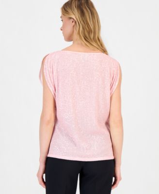 Petite Cowl Neck Blouse