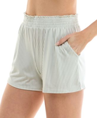 Women's Faux Smocked Pajama Shorts, 2-Pack