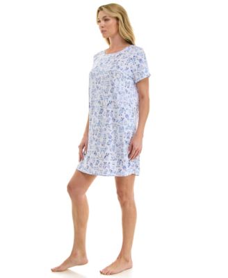 Women's Relaxed Short-Sleeve Sleep Shirt