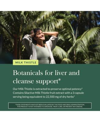 Milk Thistle - Liver Supplement & Cleanse Support for Helping to Maintain Healthy Liver Function - 120 Capsules (40 Servings)